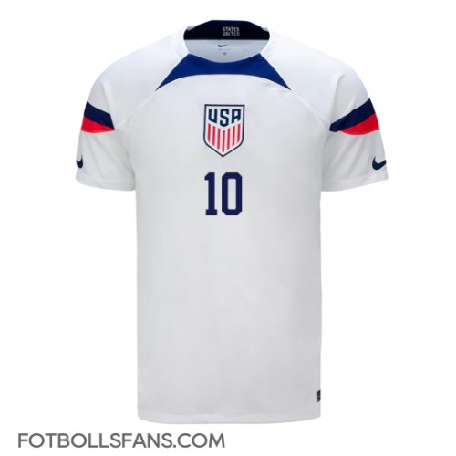 Förenta staterna Christian Pulisic #10 Replika Hemmatröja VM 2022 Kortärmad